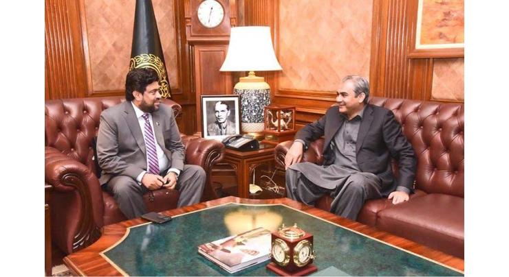Governor Sindh meets with CM Punjab