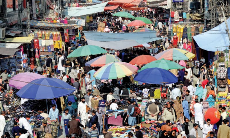 Encroachers create problems for pedestrians, shoppers in Cantt Bazaar