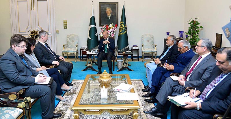 Ambassador of Russian Federation Amb. Albert P. Khorev calls on Prime Minister Muhammad Shehbaz Sharif.