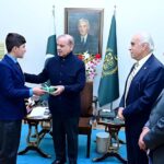Mr Ikramullah, hailing from Qila Saifullah Balochistan, who is currently 9th class student at Lawrence College, called on Prime Minister Muhammad Shehbaz Sharif. Mr Ikramullah's house and school were damaged in 2022 floods. On instructions of the Prime Minister, he was facilitated to continue education