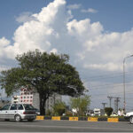 An attractive view of clouds hovering over the sky of the Federal Capital