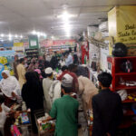 People busy shopping at utility stores ahead of holy fasting month of Ramadan
