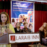 Women’s rights activist, Farzana Bari delivering keynote speech in a seminar titled “Women Empowerment : Challenges & Opportunities in a Changing World”, in commemoration of International Women’s Day organized by the Alliance For Good Governance Foundation at a local hotel.