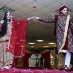 Students participating in Regional Dress fashion show organized in connection with Students Week celebrations held at FG Home Economics College F11/1