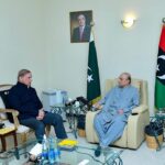 Prime Minister Shehbaz Sharif visited the residence of President-elect Asif Ali Zardari to congratulate him on his victory in the presidential elections