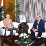 The Ambassador-designate of Pakistan to Myanmar, Imran Haider, calls on President Dr Arif Alvi, at Aiwan-e-Sadr.