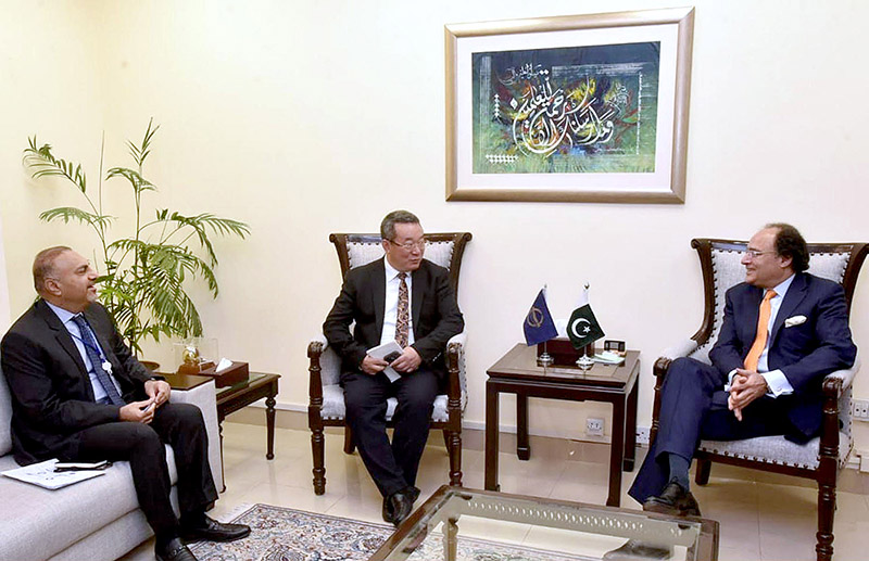 Federal Minister for Finance and Revenue, Muhammad Aurangzeb calls on by Country Director of the Asian Development Bank (ADB), Young Ye.