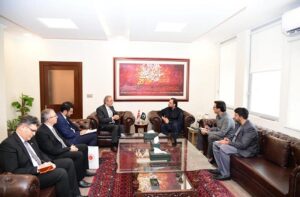 Turkish Ambassador H.E Dr. Mehmet Paçacı along with delegation called on Federal Minister for Overseas Pakistanis and Human Resource Development Chaudhry Salik Hussain.