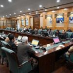 Chief Minister Gilgit-Baltistan Haji Gulbar Khan presiding over the GBDWP meeting at CM Secretariat