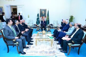Prime Minister Muhammad Shehbaz Sharif chairs a meeting of the legal reforms committee.