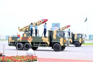 Pakistan Army tanks participate in Pakistan Day 2024 parade ceremony, at Shakarparian Parade Ground