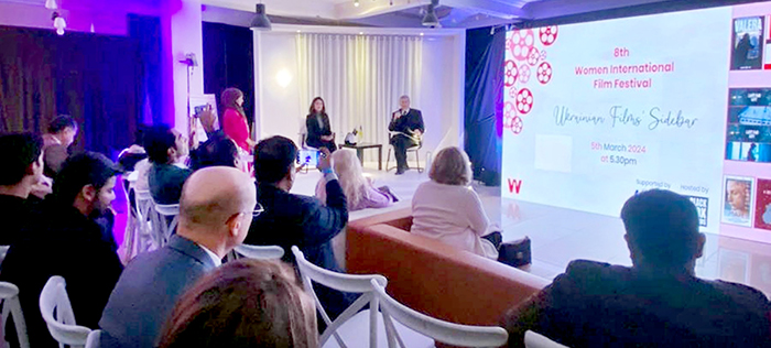 The Women International Film Festival (WIFF) held a special segment on Ukrainian Films in collaboration with the Embassy of Ukraine in Pakistan and Black Box Sounds Studio.