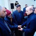 Prime Minister Muhammad Shehbaz Sharif interacting with the families of the deceased and injured in the wake of recent torrential rains and heavy snowfall.