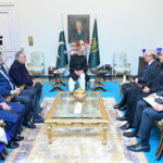 Former President Asif Ali Zardari, Chairman Pakistan People’s Party Bilawal Bhutto Zardari and Chief Minister Sindh Syed Murad Ali Shah call on Prime Minister Muhammad Shehbaz Sharif.