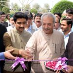 Sindh Minister of Culture and Tourism, Antiquities, Archives Syed Zulfiqar Ali Shah inaugurating the Book Store at Sir Shahnawaz Bhutto Library