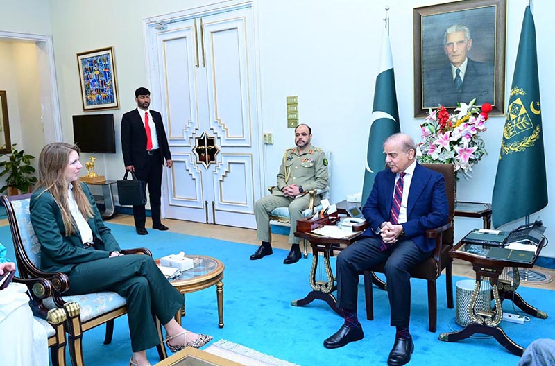 British High Commissioner H.E. Jane Marriott called on Prime Minister Muhammad Shehbaz Sharif.
