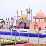 The float of Sindh Province showcases the culture of the province participates in Pakistan Day 2024 parade ceremony, at Shakarparian Parade Ground
