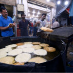 Vendors preparing khajla, pheoni on the arrival of Holy Month Ramadan