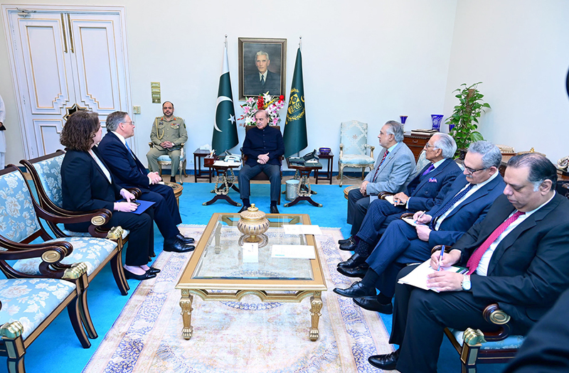 Ambassador Donald Blome, Ambassador of the United States of America to Pakistan calls on Prime Minister Muhammad Shehbaz Sharif.