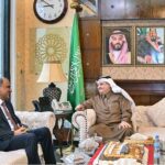 Managing Director Pakistan Bait-ul-Mal Syed Tariq Mahmood-Ul-Hassan exchanging views with H.E Nawaf bin Saeed Ahmad Al Maliky Royal Saudi Arabia Ambassador in Pakistan