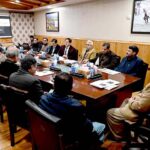 Chief Minister Gilgit-Baltistan Haji Gulbar Khan presiding over the meeting regarding arrangement for upcoming the Holy month of Ramzan at CM Secretariat.
