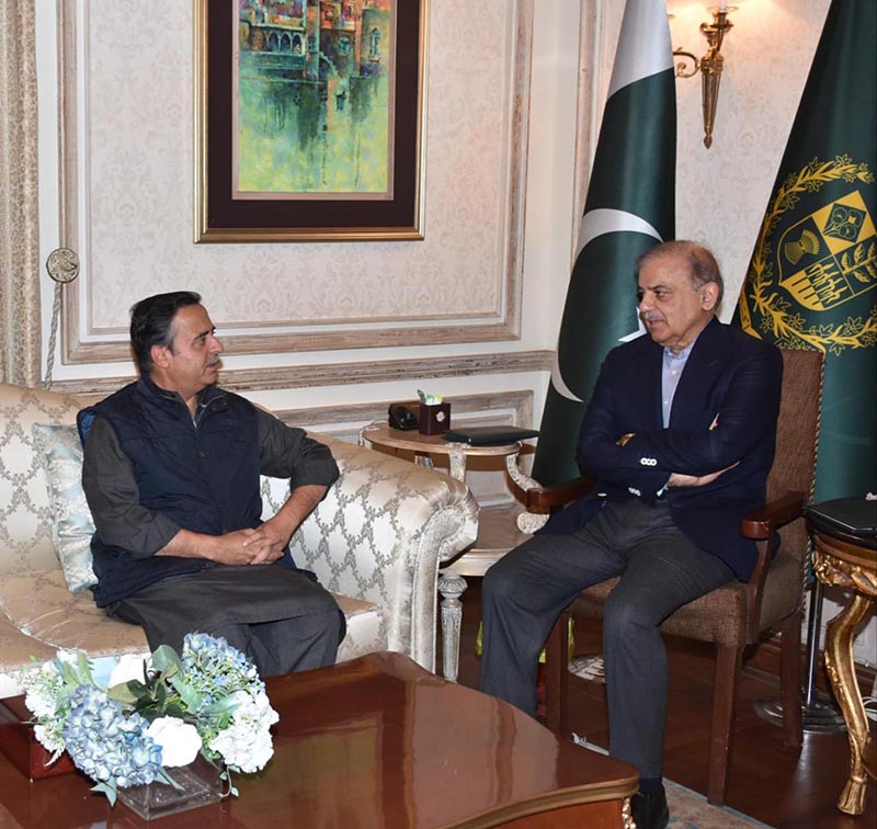 Member National Assembly Muhammad Junaid Anwar calls on Prime Minister Muhammad Shehbaz Sharif