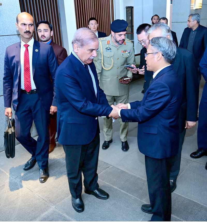 Prime Minister Muhammad Shehbaz Sharif visits the Chinese Embassy, and met with Chinese Ambassador Jiang Zaidong to offer condolence over the death of Chinese nationals in a suicide attack in District Shangla