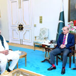 Pakistani Athlete Arshad Nadeem calls on Prime Minister Muhammad Shehbaz Sharif
