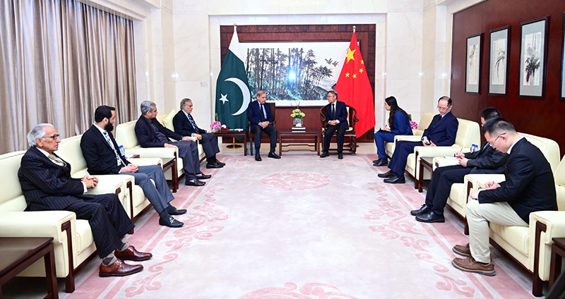 Prime Minister Muhammad Shehbaz Sharif visits the Chinese Embassy, and met with Chinese Ambassador Jiang Zaidong to offer condolence over the death of Chinese nationals in a suicide attack in District Shangla