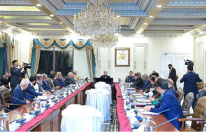 Prime Minister Muhammad Shehbaz Sharif chairs inaugural meeting of the Federal Cabinet