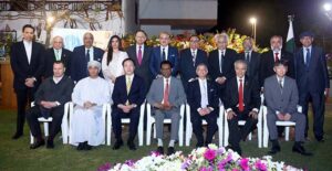 English-Speaking Union (ESU) Pakistan held its Annual General Meeting followed by its traditional Annual Dinner inviting ESUP members, and city luminaries including members of the diplomatic corps based in Karachi. The Consul General of Türkiye, Cemal Sangu was the keynote speaker. Kalim Farooqui has now been succeeded by Pervez Madraswala as the President of ESU Pakistan. The dinner was attended by diplomats from Turkiye, China, Japan, Sri Lanka, Oman and Russia. 