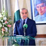 Prime Minister Muhammad Shehbaz Sharif addresses the inter-faith iftar dinner ceremony hosted by the Ministry of Foreign Affairs