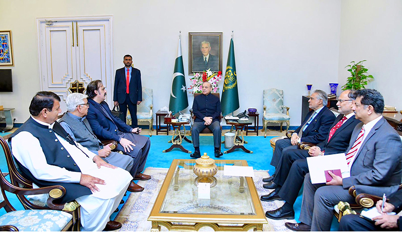 Chief Minister Khyber Pakhtunkhwa, Ali Amin Khan Gandapur calls on Prime Minister Muhammad Shehbaz Sharif