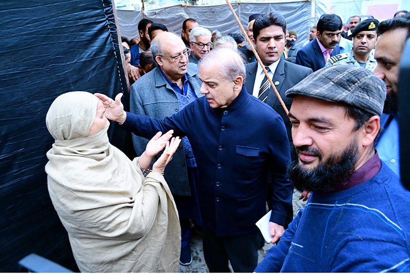 Prime Minister Muhammad Shehbaz Sharif visits various special distribution points of Utility Stores Corporation set up- with regard to PM's Ramzan Relief 2024