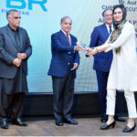 Prime Minister Muhammad Shehbaz Sharif presents awards to the highest taxpayers and exporters of the country at the Tax Excellence Awards 2024