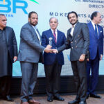 Prime Minister Muhammad Shehbaz Sharif presents awards to the highest taxpayers and exporters of the country at the Tax Excellence Awards 2024