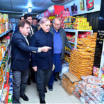 Prime Minister Muhammad Shehbaz Sharif visits various special distribution points of Utility Stores Corporation set up- with regard to PM's Ramzan Relief 2024