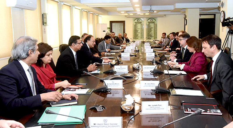 The IMF Mission Chief for Pakistan Mr. Nathan Porter and Federal Minister for Finance Mr. Muhammad Aurangzeb along with their teams started second review of Stand-by Arrangement.