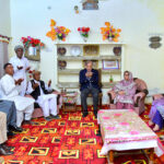 Prime Minister Muhammad Shehbaz Sharif offers condolences to the family of Captain Ahmed Badar Shaheed at their residence