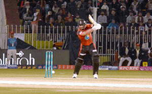 Pakistan Super League (PSL) Twenty20 cricket match playing between Islamabad United and Lahore Qalandars at Pindi Stadium.