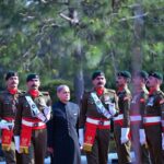 Prime Minister Muhammad Shehbaz Sharif inspecting the Guard of Honor presented by a contingent of Pakistan’s Armed Forces upon arrival at the Prime Minister House