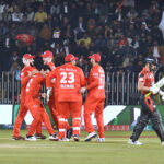 Pakistan Super League (PSL) Twenty20 cricket match playing between Islamabad United and Lahore Qalandars at Pindi Stadium.