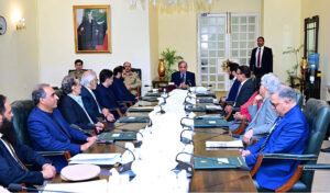 A delegation of Pakistan Broadcasters Association calls on Prime Minister Muhammad Shehbaz Sharif