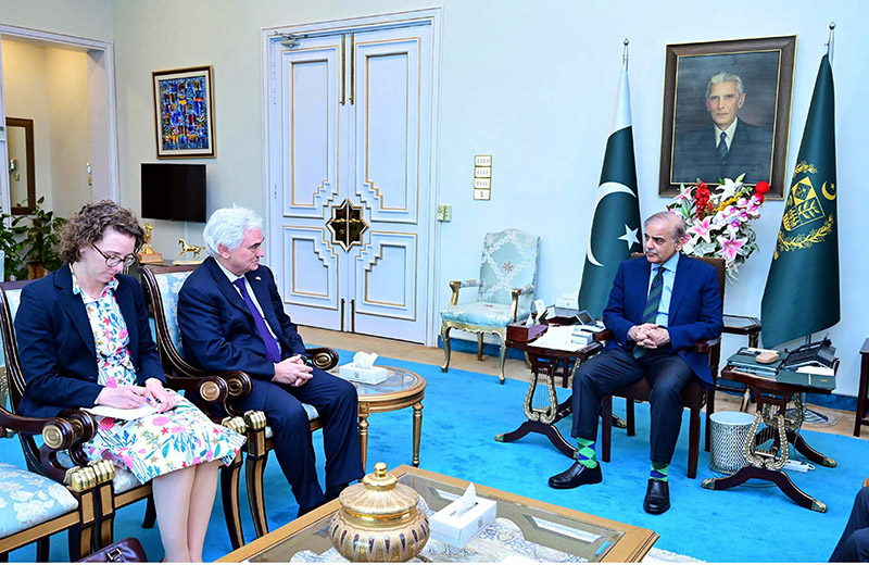 Ambassador of Federal Republic of Germany to Pakistan, Alfred Grannas calls on Prime Minister Muhammad Shehbaz Sharif