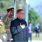 Prime Minister Muhammad Shehbaz Sharif inspecting the Guard of Honor presented by a contingent of Pakistan’s Armed Forces upon arrival at the Prime Minister House