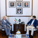 Ambassador of Iran Reza Moghadam calls on Sindh Chief Minister, Murad Ali Shah at CM House.