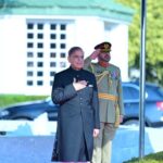 Prime Minister Muhammad Shehbaz Sharif inspecting the Guard of Honor presented by a contingent of Pakistan’s Armed Forces upon arrival at the Prime Minister House