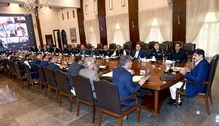 Sindh Chief Minister, Murad Ali Shah presides over of a meeting on the Ramazan Package and Price Control at CM House.