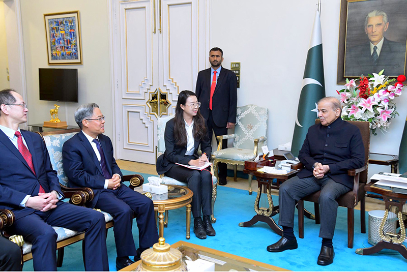 Ambassador of the People's Republic of China Ambassador Jiang Zaidong calls on Prime Minister Muhammad Shehbaz Sharif