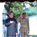 Prime Minister Muhammad Shehbaz Sharif inspecting the Guard of Honor presented by a contingent of Pakistan’s Armed Forces upon arrival at the Prime Minister House